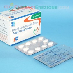 Delgra 100mg Chewable Tablets 